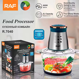 Appareil de cuisine, mixeurs électriques pour la maison, bol en verre, robot culinaire, quatre lames tranchantes, hachoirs à aliments - Product Image 6