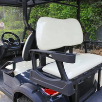Voiture de golf électrique professionnelle 48V 5Kw à moteur AC homologuée pour la route, 6 places, fabriquée en usine