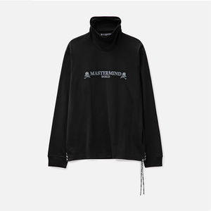 T-shirt a maniche lunghe da uomo in <span class=keywords><strong>cotone</strong></span> <span class=keywords><strong>nero</strong></span> di alta qualità con Logo grafico stampato t-shirt da uomo - Product Image 3