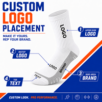 Chaussettes de sport mi-mollet personnalisables avec logo, respirantes en maille, pour la course, unisexe, tricotées, pour le basketball