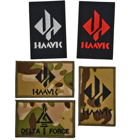 Delta Force HAVOC Group Logo Morale Patch Embroidered Fabric for Outdoor Tactical Fans for Backpack Garments Hook Loop Arm Patch