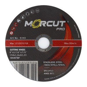 Cnas 6 inch 150x1.6 mét kim loại mài mòn cắt đĩa bánh xe Discos de corte công cụ mài mòn cắt đĩa đĩa - Product Image 5