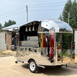 Popular Custom Booth <b>Design</b> Mobile Snack Selling <b>Trailer</b> Cold Drink Ice Cream <b>Bbq</b> Food Trucks Mobile Food <b>Trailer</b> - Product Image 3