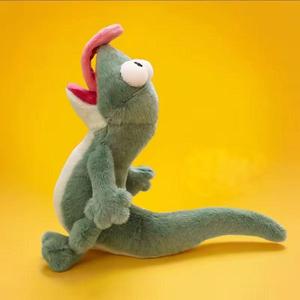 Porte-clés Peluche Lézard Vert Hoppers, Figurine de Dessin Animé avec Langue Extérieure et Fixation Magnétique, Pendentif Animal en Peluche, Cadeau - Product Image 6
