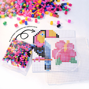 Kit de perles à fusionner éducatif DIY 5mm 3000 pièces Pixel Art, ensemble de loisirs créatifs pour enfants, jouet de motricité fine, planche à perles, porte-clés, aimant, cadeau - Product Image 5