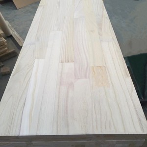 Panel de <span class=keywords><strong>Madera</strong></span> Maciza de Paulownia Secada al Horno con Unión Dentada, Ligera, con Pegamento E0, para Núcleos de Cajones y Puertas - Venta al por Mayor de Fábrica - Product Image 1