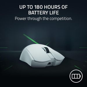 Razer <span class=keywords><strong>Viper</strong></span> V4 <span class=keywords><strong>Pro</strong></span> เมาส์สำหรับเล่นเกมแนวสมมาตรแบบไร้สายน้ำหนักเบาเป็นพิเศษ8K อัตราการผสมโพล50K dpi - Product Image 6