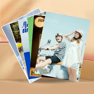 Photo Album 5 Inch Custom High Resolution <b>Gloss</b> Lamination <b>Paper</b> Inner Pages Ordinary Postage Card - Product Image 1