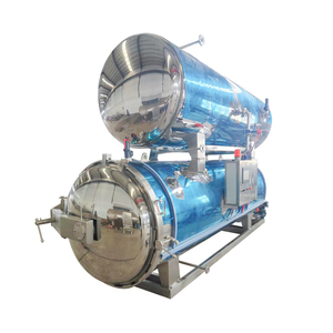 Autoclave de autoclave de alta presión personalizado, sistema de alarma controlado por PLC de acero inoxidable 304, nuevo proceso de esterilización automática de alimentos - Product Image 2