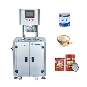 Machine de scellage semi-automatique électrique pour boissons, noix, lait en poudre, avec vide et azote pour l'emballage en boîte - Product Image 1