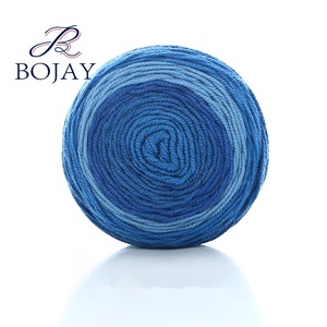 Bojay Nouvelle Haute Qualité Crochet Fil De Gâteau 3Nm/4, Coloré Écharpe <span class=keywords><strong>À</strong></span> <span class=keywords><strong>Tricoter</strong></span> Fantaisie 100% <span class=keywords><strong>Laine</strong></span> Fil De Gâteau 50g par balle - Product Image 6