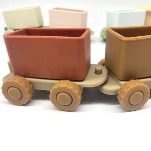 Bambini ragazzi e ragazze giocattoli di compleanno trenino in Silicone trenino giocattolo per il bambino - Product Image 2