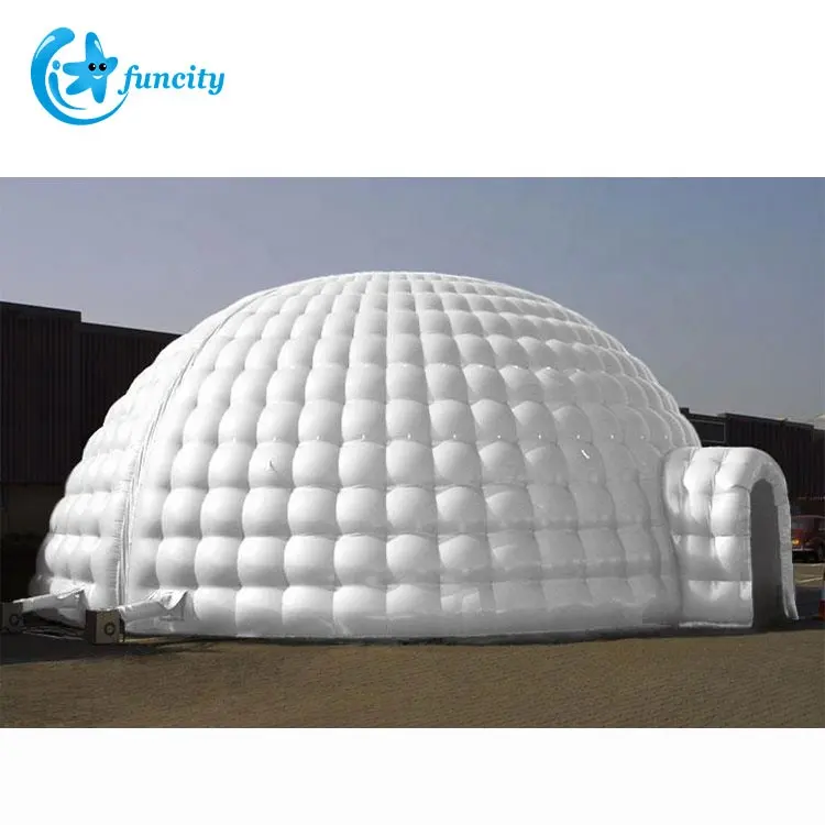 Pabrik Pasokan Langsung Oxford Kain Inflatable Dome Tent untuk Di Luar Ruangan Camping Menggunakan