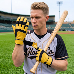 Gants de frappe de baseball/softball QASWA SPORTS, nouveau design, logo personnalisé, haute qualité, légers, pour droitiers/gauchers, vente en gros OEM - Product Image 1