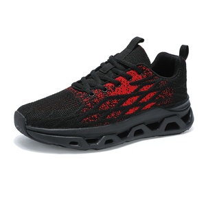 Chaussures de course sur route pour hommes, baskets de jogging, chaussures de trail running, tissu extensible minimaliste, maille respirante, coupe basse, à lacets - Product Image 3