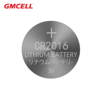 Pile bouton au lithium GMCELL CR2016 3V, sans mercure, longue durée de vie, pour montre, clé de voiture, télécommande