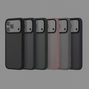 Coque de protection en silicone liquide anti-rayures avec pare-chocs en PC et chargement sans fil pour iPhone 17 Pro Max - Product Image 1