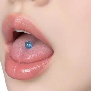 Piercing de acrílico 14G con barra recta para lengua, pezón o labio, joyería para mujer y <span class=keywords><strong>hombre</strong></span>, barra de 16mm - Product Image 5
