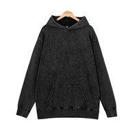 Sweat-shirt à capuche personnalisé pour homme, doublure en molleton bouclette, col montant, manches longues, automne-hiver, streetwear, survêtements pour homme