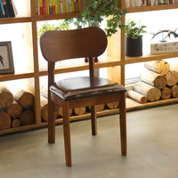 Ensemble de table et de chaises de restaurant commercial en bois massif et métal, style moderne minimaliste personnalisé, pour cafés, restaurants de thé au lait