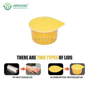 Recipientes <span class=keywords><strong>de</strong></span> aluminio desechables para alimentos, productos en rollo y carne, caja aislante, moldes individuales para mini pasteles congelados - Product Image 6