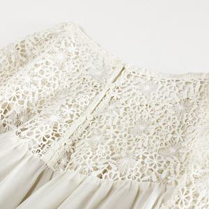 CUHAKCI, moda de primavera y otoño para mujer, Tops de encaje de ganchillo calados, blusas y camisas de manga larga, blusa informal para mujer de talla grande - Product Image 5