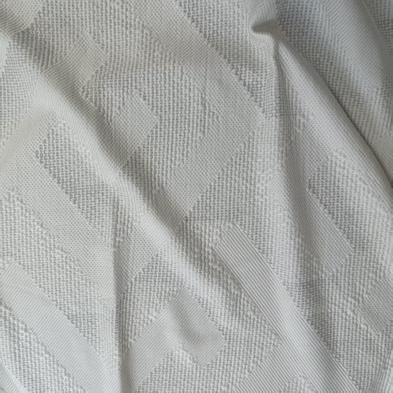 Functional PE Cool Touch Durable Heavyweight Knitted Jacquard Diagonal Pattern for Mattress Fabric
