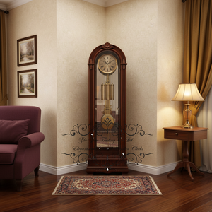 Orologio da Terra Moderno e Semplice con Movimento Meccanico <span class=keywords><strong>Hermle</strong></span>, Silenzioso con <span class=keywords><strong>Pendolo</strong></span>, per Uso Interno - Product Image 5