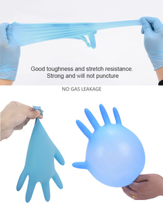 Casa limpia de <span class=keywords><strong>un</strong></span> solo uso de examen de nitrilo guantes de látex, nitrilo guantes de examen libre de polvo - Product Image 2