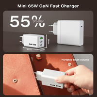 GaN 65w 67w USB C PD Chargeur USB C Charge rapide Prise universelle Super GaN PD Chargeur 65w Mobile Phone Wall Charger Type C