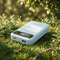 Tendance Mini polymère chargeur Mobile charge rapide 20W LCD numérique en gros câble intégré PD batterie externe 10000mAh pour ordinateur portable