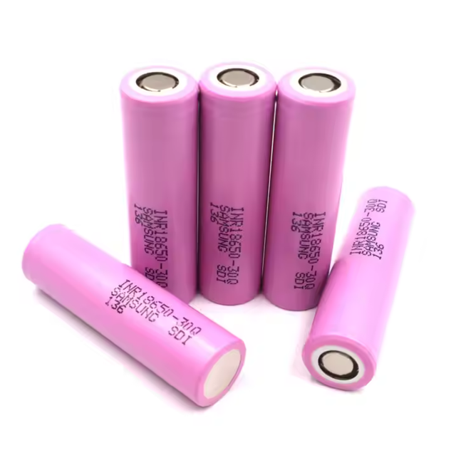 Samsung Genuine Cylindrical 3000mAh INR18650 30Q Li Ion Battery 15A Discharge High Magnification Rechargeable Lithium Batteries