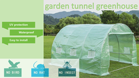Serre de jardin de type tunnel de film plastique Green House