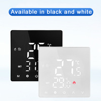 Termostato Inteligente Tuya Zigbee con Control por Voz, Operación Remota, Temporizador Programable, Calefacción por Suelo Radiante Eléctrico y de Agua