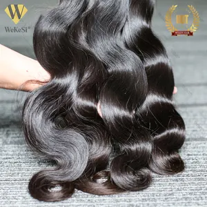 WEKESI Hair Body Wave 28 30 40 Inch Indian Remy Raw Virgin Unprocessed 100% Human Hair Water Wave Extensions 1 3 4 Bundles Deal