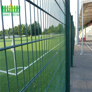 Clôture à double fil horizontal anti-escalade écologique à prix avantageux, en acier galvanisé à chaud avec cadre en acier et revêtement en poudre - Product Image 5