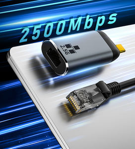 Carte réseau 2.5G 2500 Mbps USB-C à l'<span class=keywords><strong>adaptateur</strong></span> de câble réseau <span class=keywords><strong>externe</strong></span> rj45 2500 M <span class=keywords><strong>adaptateur</strong></span> RJ45 sans pilote de type C haute vitesse - Product Image 6