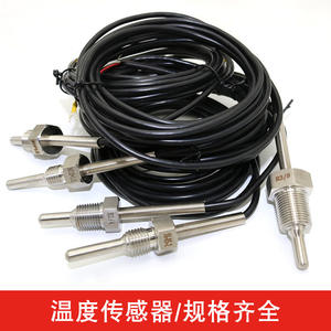 Sensor de Temperatura de Resistencia de Platino Pt100 con Rosca Fija de Acero Inoxidable, Sonda de Termopar Tipo K/E - Product Image 3