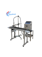 Industriële automatische CIJ eco-solvent dye inkjetprinter met flexografische media-ondersteuning voor kleine karaktercodering, Wi-Fi/USB