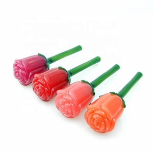 <span class=keywords><strong>FAYE</strong></span> COSMETICS Contenitore per Lucidalabbra a Forma di Rosa 5ml, Etichetta Privata, Tubetto Multicolore per Gloss Labbra - Product Image 1