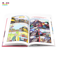 Impression de livres de bandes dessinées personnalisés de haute qualité en couleur pleine page avec couverture rigide