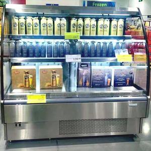 Réfrigérateur de supermarché semi-multidecks large à branchement direct, refroidisseur de bière autonome, refroidisseur de boissons, vitrine de présentation - Product Image 1