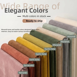 Tapicería para Muebles, Textil para el Hogar, Tela de Terciopelo Holandés 100% Poliéster, Felpa Corta, Color Sólido, para Fundas de Sofá de Sala de Estar - Product Image 2