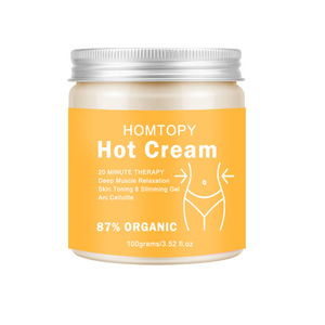 Miglior 100g di crema calda biologica vegana per il dimagrimento per le braccia del corpo in vita-efficace perdita di peso della pancia con zenzero alle erbe - Product Image 1