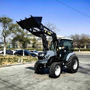 25-50 حصان <span class=keywords><strong>4</strong></span> wd cab 4x4 المدمجة لودر حفار bekas جرارات صغيرة مع تركس ذو تحميل أمامي TZ03D - Product Image 1