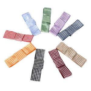 Zapatillas Estilo Ballet con Cordones a Cuadros de 2.5 cm de Ancho, Cordones Planos de Poliéster Decorativos, Par de Cordones de Moda - Product Image 5