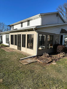 Veranda Prefabbricata Orlando con Telaio in Alluminio e Vetro, Estensione per <span class=keywords><strong>Giardino</strong></span> e Patio con Pavimentazione SPC - Product Image 5
