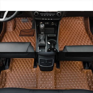 Alfombrillas de cuero para coche para <span class=keywords><strong>Hyundai</strong></span> <span class=keywords><strong>Tucson</strong></span> 2016 2017 2018 <span class=keywords><strong>2019</strong></span> 2020 alfombra accesorios interiores Auto pie Kits duraderos - Product Image 5