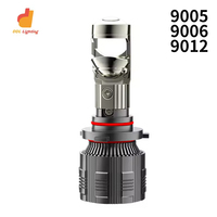 T8 Projecteur Lampe H4 Mini Led Projecteur Phare pour Voiture avec Led Mini T8 Lentille Haut et Bas Faisceau Ampoule H7 H11 6500K Personnalisé