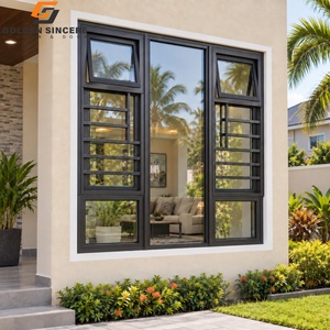 Ventana Abatible de Aluminio para Exterior Personalizada GS con Rejilla Metálica Antirrobo - Product Image 2